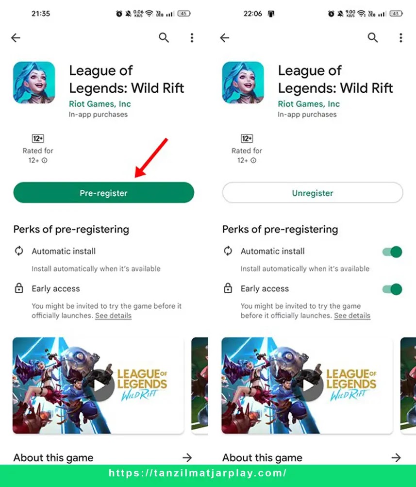 كيفية العثور على قسم التسجيل المسبق في متجر Google Play؟
